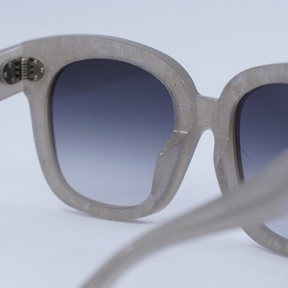 🕶️ New Celine CL4002UN 20B Sunglasses - Grey Silver Glitter Frame - Picture 13 of 13